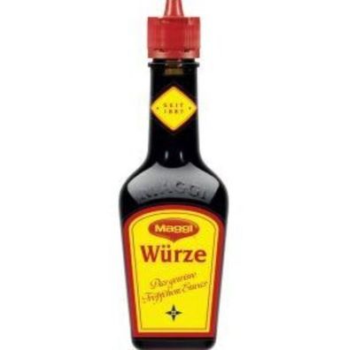 Maggi Würze Tischflasche verfeinert Suppen Salate und Soßen 12x125g