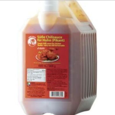 Cock Süße Chilisauce für Huhn 4,5 Liter Kanister