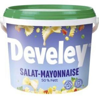 Develey Salat Mayonnaise mit 50 Prozent Fettim Eimer 5000g