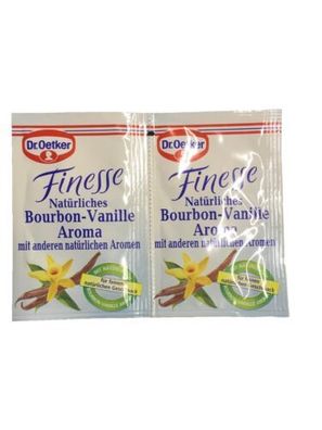 Dr. Oetker Finesse mit natürlichem Bourbon Vanille Aroma 2x5g