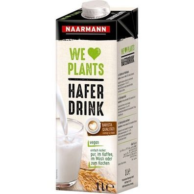 Naarmann Haferdrink WE LOVE PLANTS vegan 1x1.00 L Packung