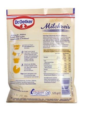 Dr. Oetker Süße Mahlzeit Milchreis nach klassischer Art 125g