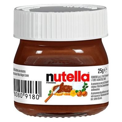 Ferrero Nutella 64x25 g Glas