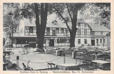 Drübberholz Eystrup Gasthaus Villa Waldschlößchen H. Hellwinkel Postkarte 1933