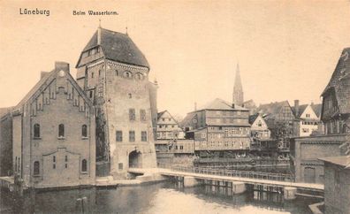 Lüneburg Beim Wasserturm Niedersachsen Postkarte AK