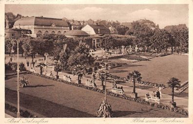 Bad Salzuflen, Blick zum Kurhaus, Postkarte 1932