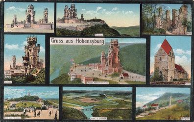 Gruss aus Hohensyburg Kaiser Wilhelm-Denkmal Nordrhein-Westfalen Postkarte AK