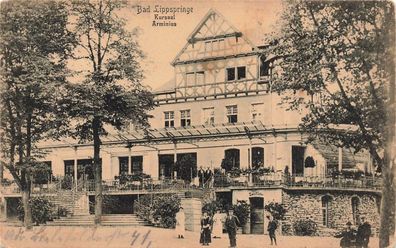 Kursaal Arminius Bad Lippspringe Nordrhein-Westfalen Postkarte AK 1922