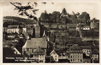 Schloss, Jugendherberge und Genesungsheim Monschau Nordrhein-Westfalen AK 1934