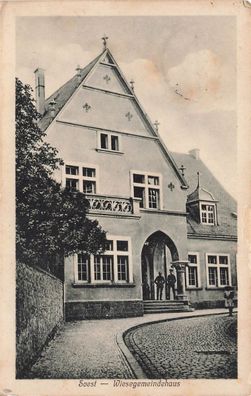 Wiesegemeindehaus in Soest Nordrhein-Westfalen Postkarte AK 1918