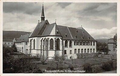 Bernkastel-Kues St. Nikolaus-Hospital Postkarte AK 1942