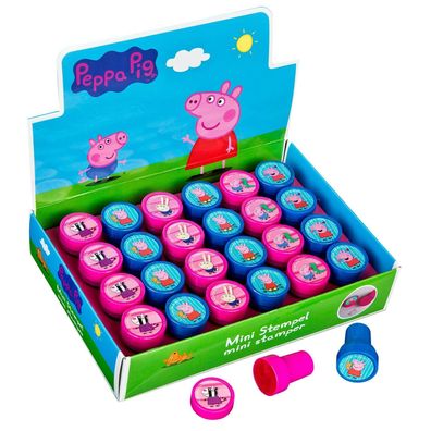 Peppa Pig Stempel Set/ 6 verschiedene Motive Neu