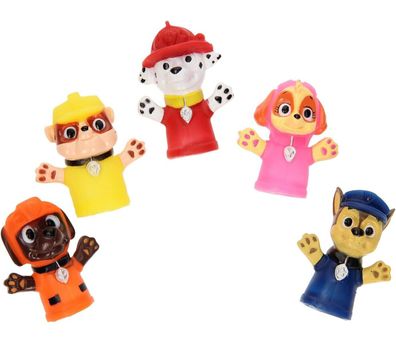 Spin Master - Paw Patrol Fingerpuppen 5 Charaktere Hunde Chase Skye Marshall