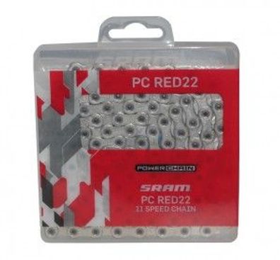 SRAM Kette "PCRED22" 11-fach, silber SB-verpackt, 114 Glieder