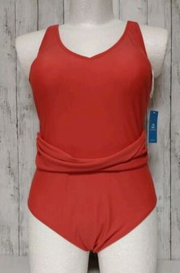 Badeanzug Rot CUPSHE Schwimmerrücken Größe L 44/46