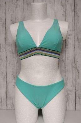 Bikini Set Mint CUPSHE Geo Stich Größe L 44/46