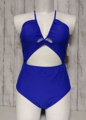 Badeanzug Royal Blau CUPSHE Cut Out Größe L 44