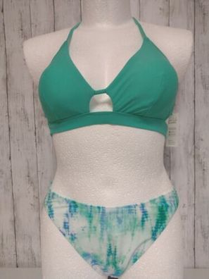 Damen Bikini Set CUPSHE Mintgrün Cutout Größe L 44/46