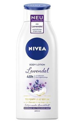 Nivea Lavendel Körperlotion 400ml Luxuriöse Hautpflege