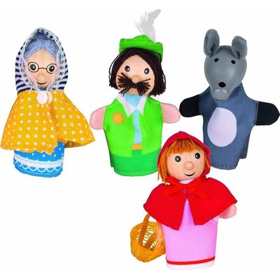 GOKI Rotkäppchen Fingerpuppen Set 4 Stück