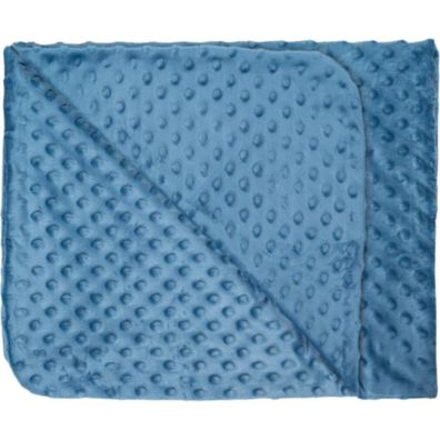 BUBABA Kuscheldecke Minky blau