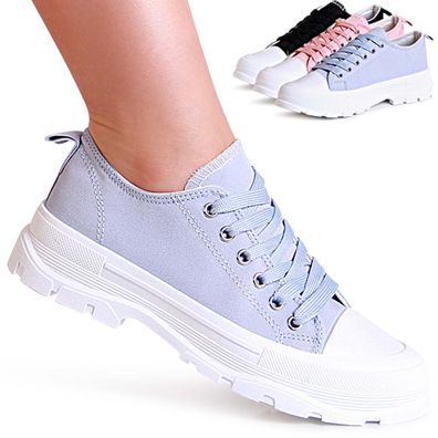 topschuhe24 2089 Damen Plateau Sneaker Turnschuhe