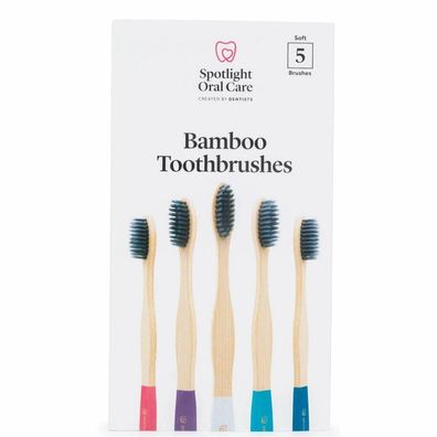 Spotlight Oral Care Bambuszahnbürsten 5er Pack