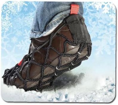 EzyShoes Traction Cleats Überschuhe zum Laufen auf Schnee und EIS –