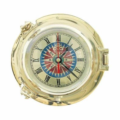 Uhr im Bullauge Bullaugenur maritime Wanduhr