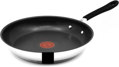 Tefal Jamie Oliver Pfanne 24 cm, Induktion, Edelstahl, Antihaft, Backofenfest