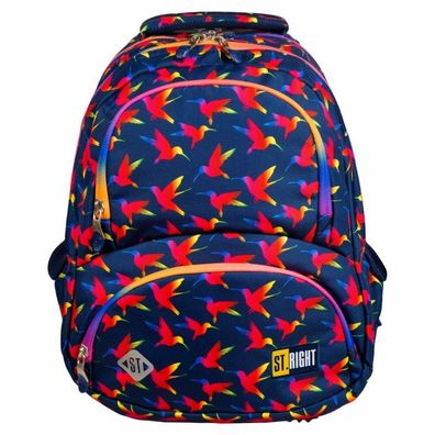 ST. RIGHT Schulrucksack Rainbow Birds