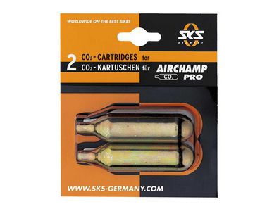 Ersatzkartusche SKS Airchamp Pro 2 Kartuschen, 16g, uf Karte, h. Gewinde