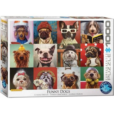 Eurographics Puzzle Lustige Hunde 1000 Teile