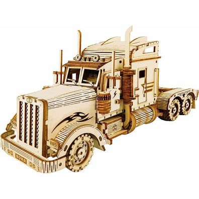 Robotime Rokr 3D Holzpuzzle Schwerlastwagen 286 Teile