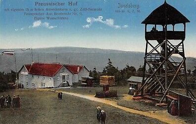 Inselberg Preußischer Hof Thüringen Postkarte AK 1920