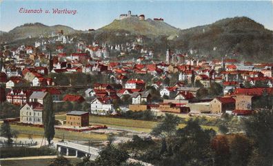 Eisenach u. Wartburg Postkarte