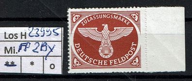 Los H23995: Deutsches Reich Feldpost Mi. 2 By * *