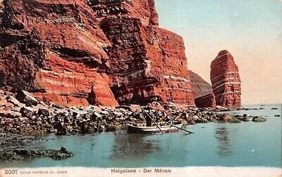 Helgoland Der Mönch Postkarte AK 1906