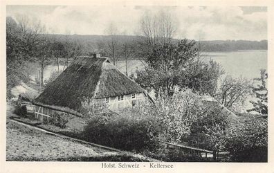 Holst. Schweiz Kellersee Postkarte AK