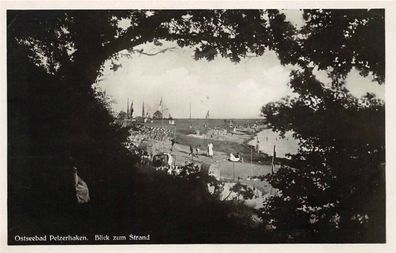 Ostseebad Pelzerhaken Blick zum Strand Postkarte AK