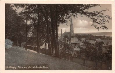 Schleswig Blick von der Michaelis-Allee Feldpostkarte AK 1943