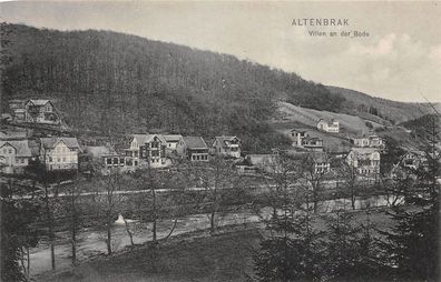 Villen an der Bode in Altenbrak Harz Sachsen-Anhalt Postkarte AK