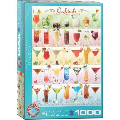 Eurographics Puzzle Cocktails 1000 Teile