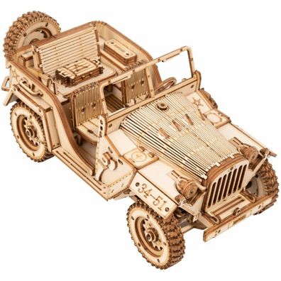 Robotime Rokr 3D Holzpuzzle Militär Jeep 369 Teile