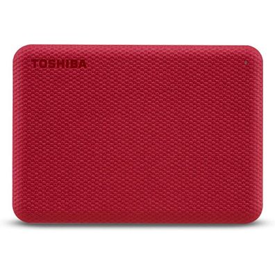 Toshiba Canvio Advance 4TB Externe Festplatte, rot Micro-USB-B 3.2 5Gbit/s