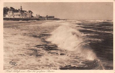 Ostseebad Cranz / Selenogradsk Ostpreußen Hotel Schloß am Meer Postkarte 1932