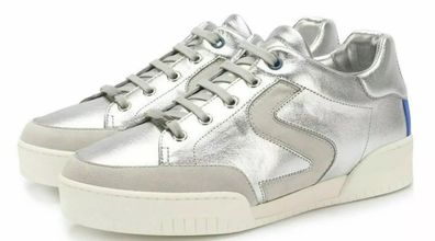 Stella Mccartney Vegan Sneakers Low-Top Turnschuhe Sneaker Schuhe 37 Silber