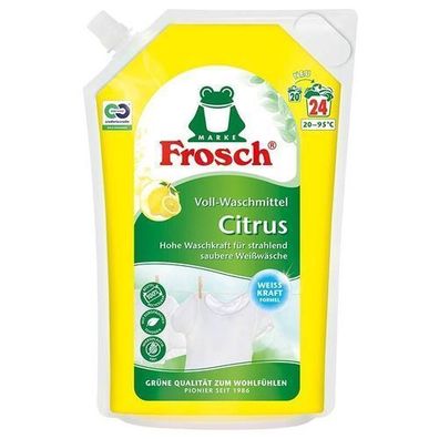 Frosch Citrus Waschgel 1,8 l - Umweltfreundliche Reinigungskraft