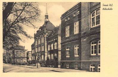 Sorau Zary Lausitz Webschule Postkarte