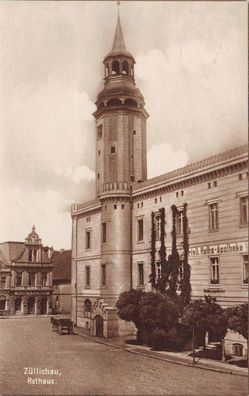 Züllichau Rathaus Raths-Apotheke Postkarte AK 1928